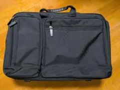 ブラック ビジネスバッグ 多機能ポケット付き