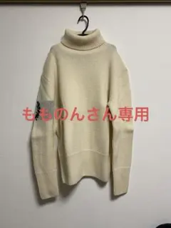 FRED PERRY厚手タートルネックセーター 100%ウール