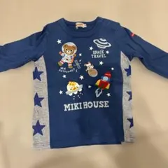 MIKI HOUSE 宇宙テーマ 長袖Tシャツ 90cm