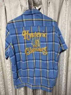 HYSTERIC GLAMOUR チェック 半袖シャツ 刺繍のサムネイル