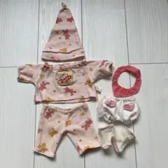 訳あり＊ ぽぽちゃん 服 トップス パンツ 麦わら帽子 バッグ 4点
