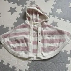 ジェラートピケ　ポンチョ　70-80cm