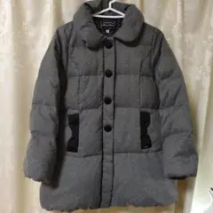 メゾピアノ グレー ダウンコート　150cm