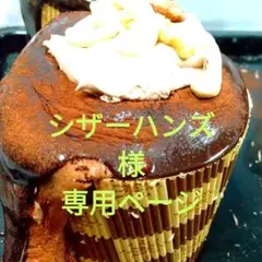 シザーハンズ様専用ページ、ケーキ、パフェ、和菓子、シフォンケーキ、サンドセット