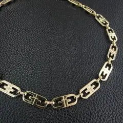 GIVENCHY ジバンシィ ネックレス ゴールド ロゴ ヴィンテージ