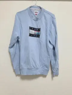 TOMMY JEANS ライトブルー トレーナー Mサイズのサムネイル