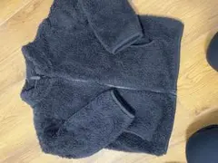 フリースジャケット ブラック 110 UNIQLO