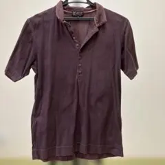 MICHEL KLEIN homme 半袖ポロシャツ 46 ブラウン