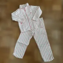 コンビミニ　ストライプ　パジャマ　120 綿100%