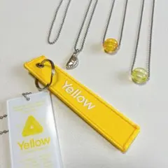 ボールチェーンネックレス Yellow by takahisamasuda