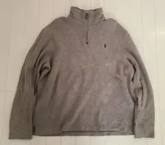 ラルフローレン ハーフジップコットンセーター サイズM