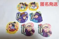 忍たま ステッカー付きビスケット 利吉　土井　鉢屋　尾浜　しんべヱ　タカ丸