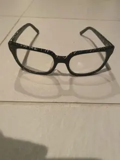 値下げしました‼️ SABRE 幾何学模様 ブラックメガネ