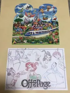 WDW DLR ディズニー ポストカード