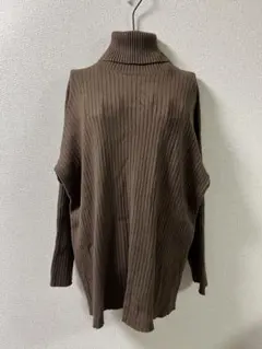 fifth リブタートルネックニット オーバーサイズ