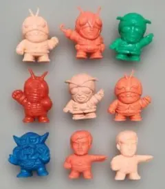 仮面ライダー消しゴム　年代物商品 稀少(レトロ9体セット)