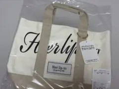 Herlipto 限定トートバッグ ホワイト ルミネ新宿 - メルカリ