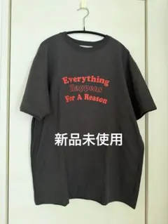 未使用　ROSE BUD ロゴプリント 半袖Tシャツ チャコールグレーのサムネイル