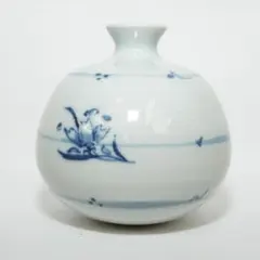 鍋島焼　徳利　染付　酒器　有田　伊万里　一輪挿しのサムネイル