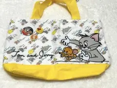 【新品】トムとジェリースウェット ト—トバッグ　缶バッジ付