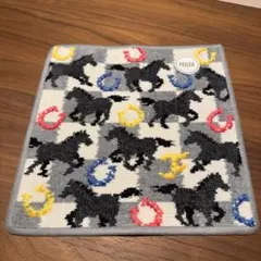 【新品未使用】スプリントホース ハンカチ グレー FEILER 馬 ウマ