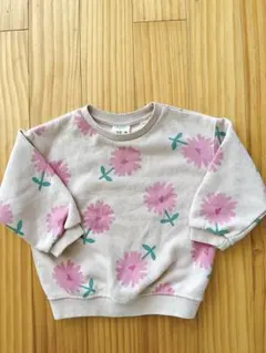 zarababy⭐︎花柄長袖トレーナー　86