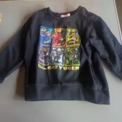 GOZYUGER キッズ トレーナー ブラック