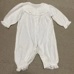 美品　ファミリア　ベビー服　ロンパース60 オフホワイト
