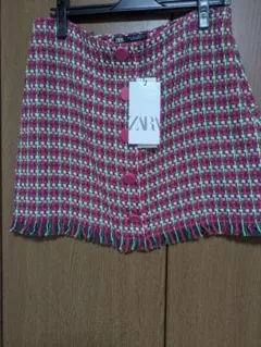 ZARA ツイード ミニスカート