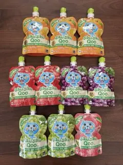 ぷるんぷるんQoo 5種 10個セット【値下げ中⭐︎】