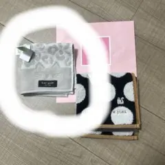 kate spade 猫 ハンカチ