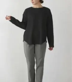 メルローズクレール　膨れジャガード　前後2WAYカットソー