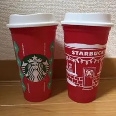 Starbucks スタバ　2022 2025 ホリデー リユーザブルカップ