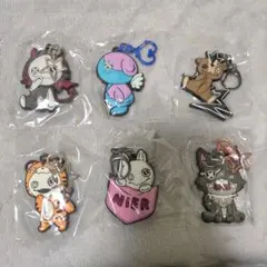 NieRclothing ラバーストラップ 6個セット(バラ売り可)