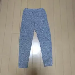 男の子 裏起毛パンツ グレー 細身 150cm