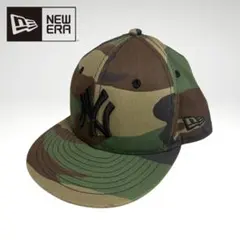 NEW ERA 迷彩 NYヤンキース カモフラ kids　6 1/2　52cm