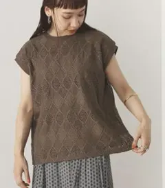 BEAMS HEART メッシュトップス