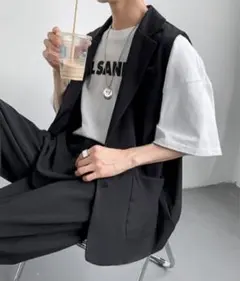 シングルテーラードジレ　韓国ファッション　新品未使用品