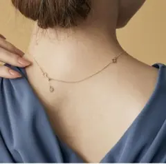 ★ 新品未使用　アガット　ネックレス K10 アジャスター　チェーン