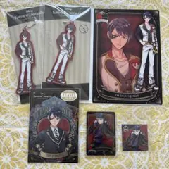 【匿名配送】ツイステ　デュース　6点セット　アクキー　メタカ　ステッカー他