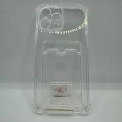 iPhone13ProMax クリア カード収納 ソフト 衝撃吸収 シンプル