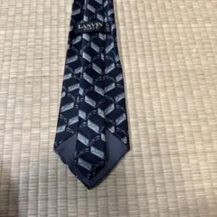 LANVIN 幾何学模様 シルクネクタイ 最初大幅値下げ！