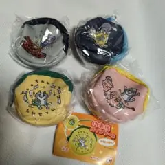 仕事猫　コインケース　トレジャー　埋蔵金　お宝　ピンク　グレー　黒