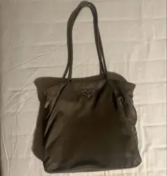 PRADA ナイロン トートバッグ オリーブグリーン