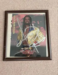 ☆〜11月2日☆ 新日本プロレス　ジュースロビンソン　直筆サイン入り写真