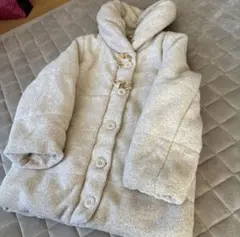 ベージュ 中綿コート