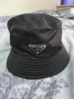 PRADA ブラック Re-Nylonバケットハット バケハ サイズL