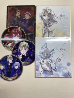 ツイステ　色紙、ミニアートシート、3Dマグネット