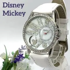 電池交換済469 新品ベルトDisney Mickey ミッキー 腕時計 シェル