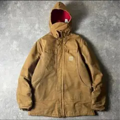 80s 90s USA製 星タグ カーハート トラディショナルジャケット フード